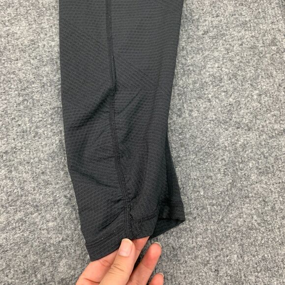 Prana Textured Leggings Womens XS Extra Small Gray High Waisted Pull On Cropped - Picture 9 of 11